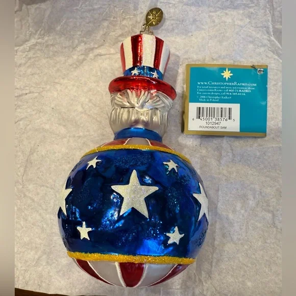 Christopher Radko Roundabout Sam Ornament - Picture 2 of 5